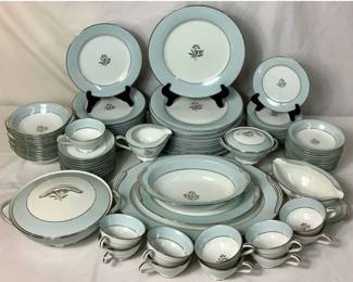 Vintage Noritake China Set - Mavis Pattern - Settings for 12