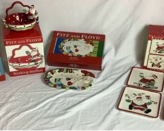 Fitz and Floyd Be Merry and Stocking Stuffers Collection Pieces
