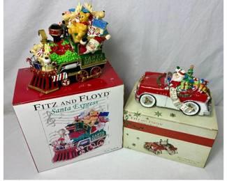 Fitz and Floyd Musicals -Santa Express and Holiday Musical