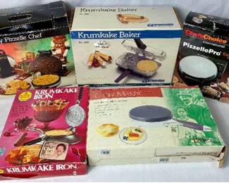 Specialty Cookie & Crepe Collection - Krumkake, Pizzelle and Crepe Maker