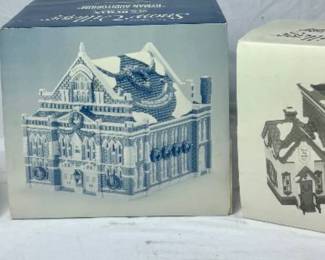 Snow Village Bundle of Ryman Auditorium, Grand Ole Opry Carolers and Mainstreet Gift Shop