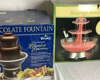 Fountain Bundle - Rival Chocolate Fountain and Bella Cucina Beverage Fountain