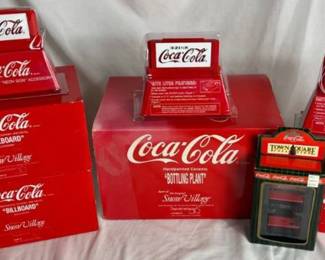 Department 56 Snow Village Coca-Cola Pieces