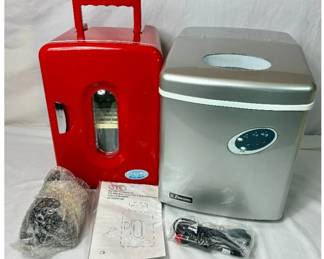 Small Appliance Bundle - STC Mini-Max Thermoelectric Fridge & Warmer and Emerson Portable Ice Maker
