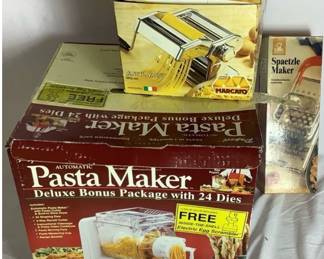 Noodle/Pasta Collection - Pasta Maker, Spaetzle and Noodle Maker Machine