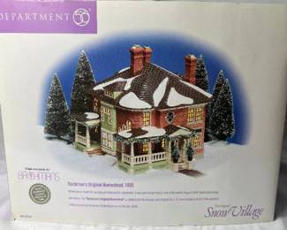 Department 56 Snow Village Bachman's Original Homestead 1885 Village House