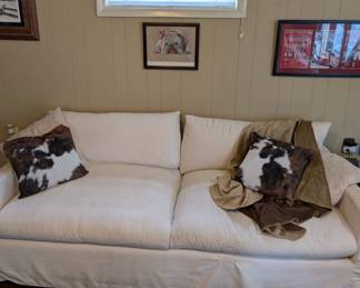White sofa
