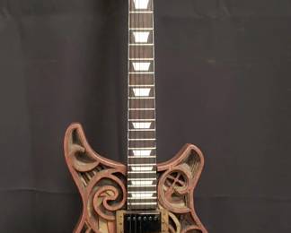 Terra Guitars, Earth, Wind, & Fire custom model electric guitar with case