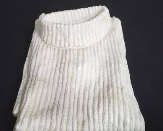 Italian alabaster sweater sculpture