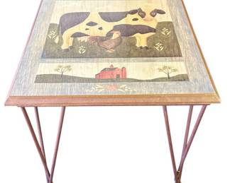 Vintage country side table