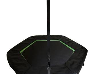 Sportplus Hexagonal Fitness Trampoline Rebounder with Handlebar