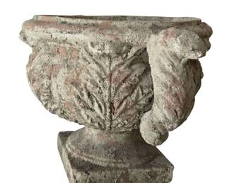 Double Handle Concrete Planter Urn
