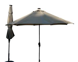 Sunvilla Lighted 10ft Patio Umbrella with Stand