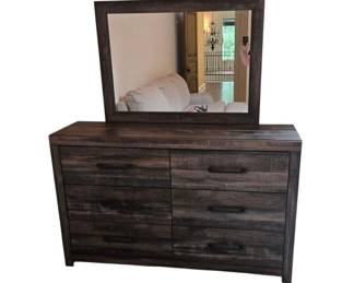 Ashley Drystan 6 Drawer Dresser with Mirror