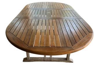 Beautiful Domus Teak Outdoor Table from Santa Barbara Furniture Company