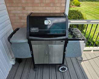 Weber Genesis Silver B gas grill. Currently setup for natural gas, but can be converted to propane. 