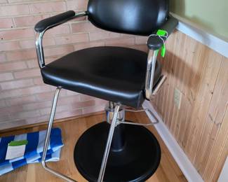 Barbers salon styling chair.