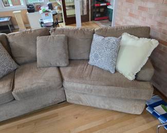Beautiful sectional sofa. Two piece. 