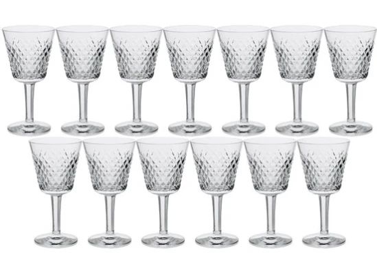 Waterford Alana 7" Claret Wine Glasses