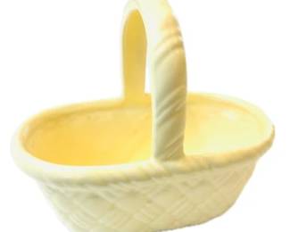 Haeger Ceramic Basket - Signed On Base