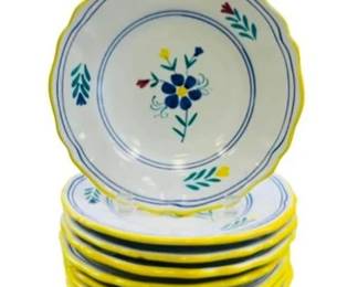 Shafford Hand Painted Italian Salad Plates