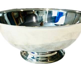 Silver Plate Revere Bowl - 8.25" Diameter