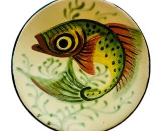 Hand Painted Pottery Plate