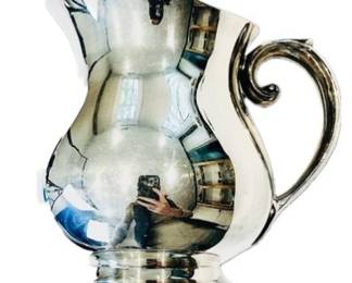 Silver Plated Water Pitcher - Signed "Newport Silverplate"
