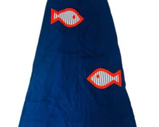 Vintage Florence Eiseman For Bergdorf Goodmans Maxi Skirt With Detailed Appliques - Sixe 6X