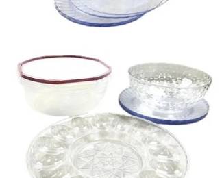 Plastic Picnic Serving & Storage Pieces - To Go Travel Dining Essentials