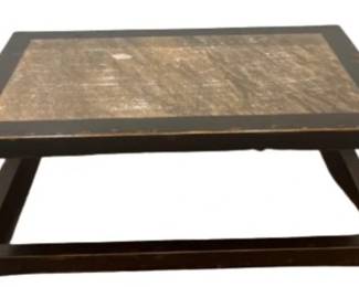 Granite Topped Coffee Table - Purchased At Lillian August