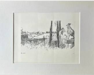 Vintage Animal Print - Signed "Case"