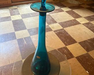 Blenko floor vase