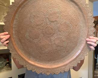 Bronze platter