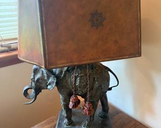 Back side of Maitland Smith Lamp
