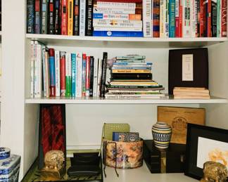 Books and decor