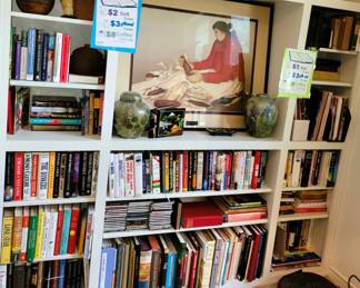 Books and decor