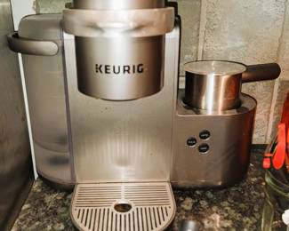 Keurig Coffee with milk steamer
