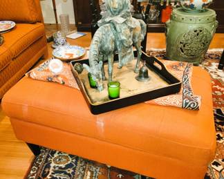 Home Decor and large ottoman