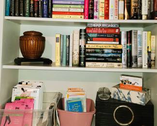 Books and jewelry boxes