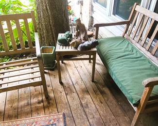 Teak patio furniture