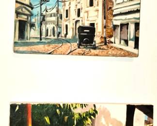 Canvas stretched art