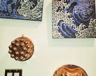 Japanese stretched canvas art
