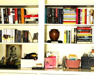 Books and decor