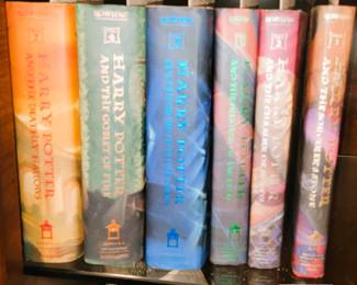 First edition Harry Pottery books
