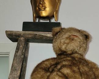 Goddess decor, mink teddy
