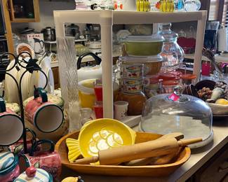 Wooden Dough Bowl & more Vintage finds