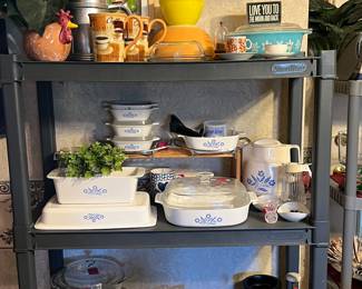 More Blue Cornflower & Pyrex