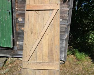 Antique farmhouse door
