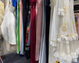 Evening gowns 1950's - present. EUC